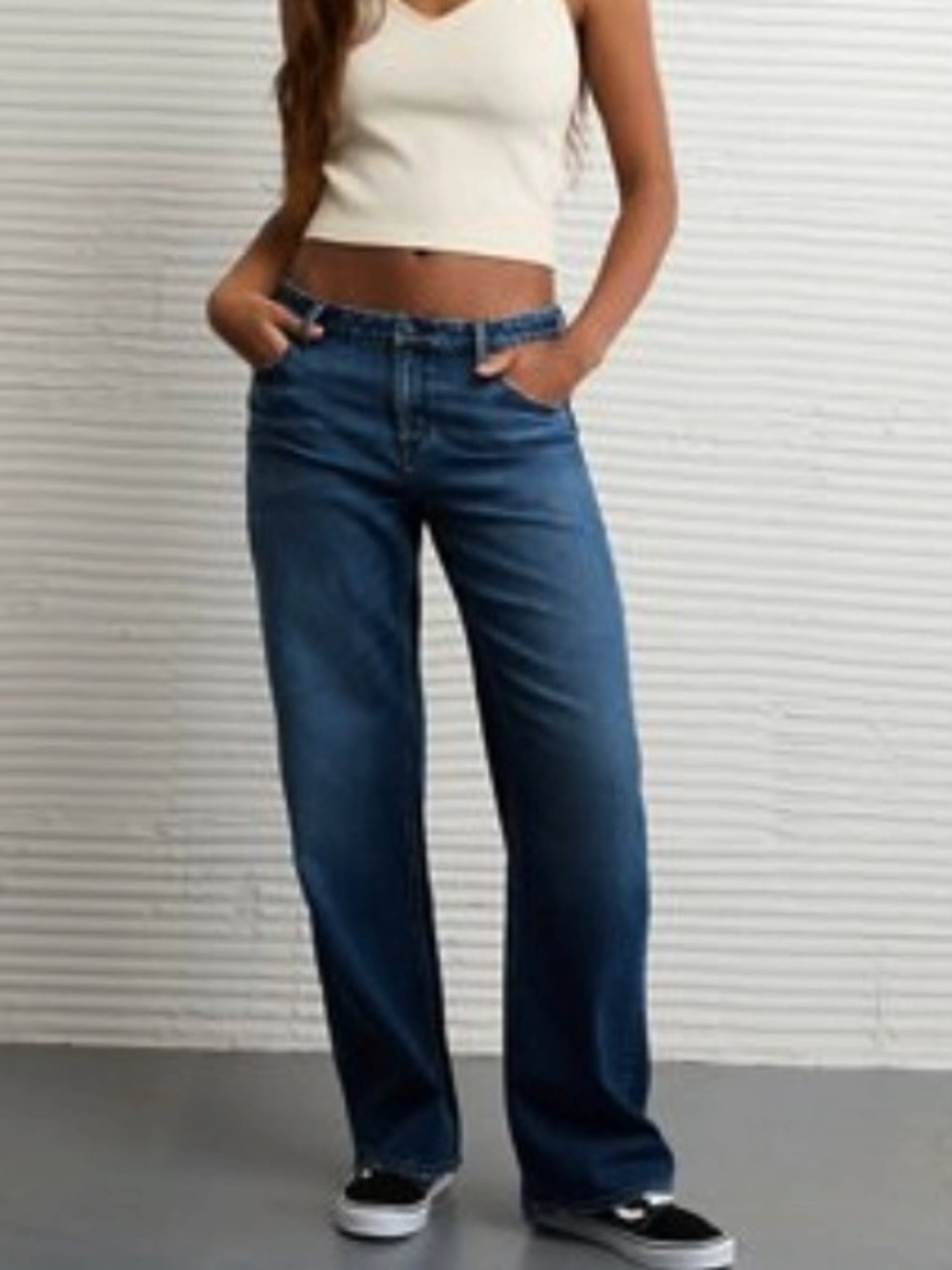 American Eagle Curvy Stovepipe Jeans Indigo Size 6